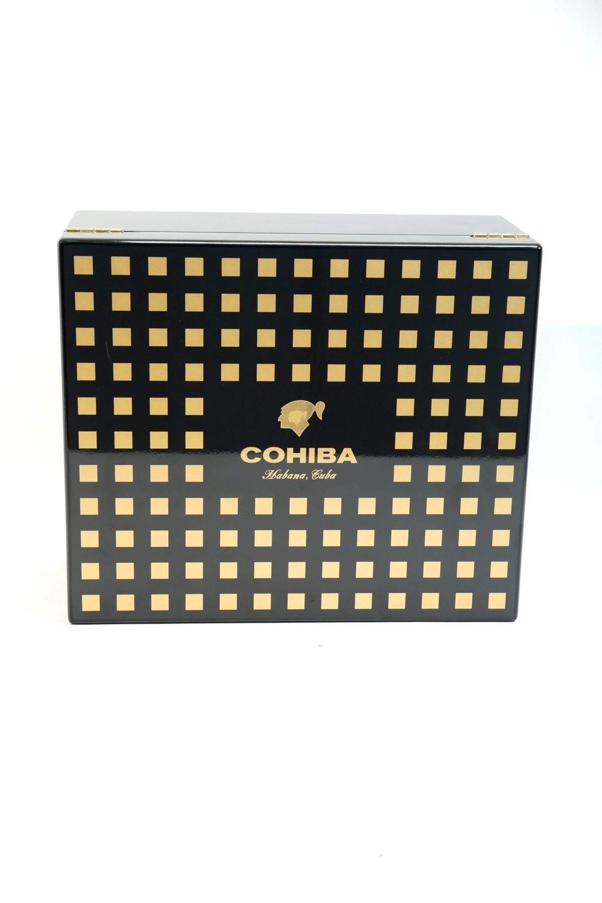 Cohiba Siyah İspanyol Sediri Puro Saklama Kutusu Humidor CHUM051 – yan görünüm
