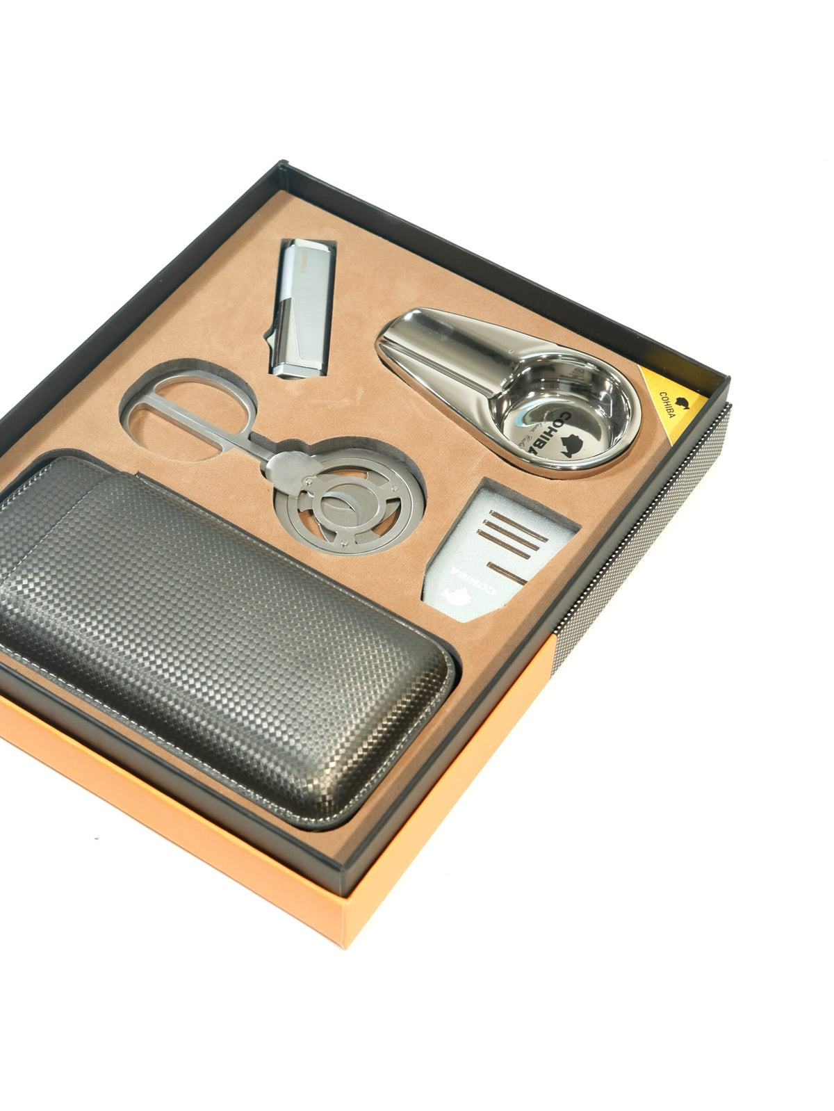 Cohiba Beşli Gümüş Puro Seti CST0309 – farklı açıdan görünüm