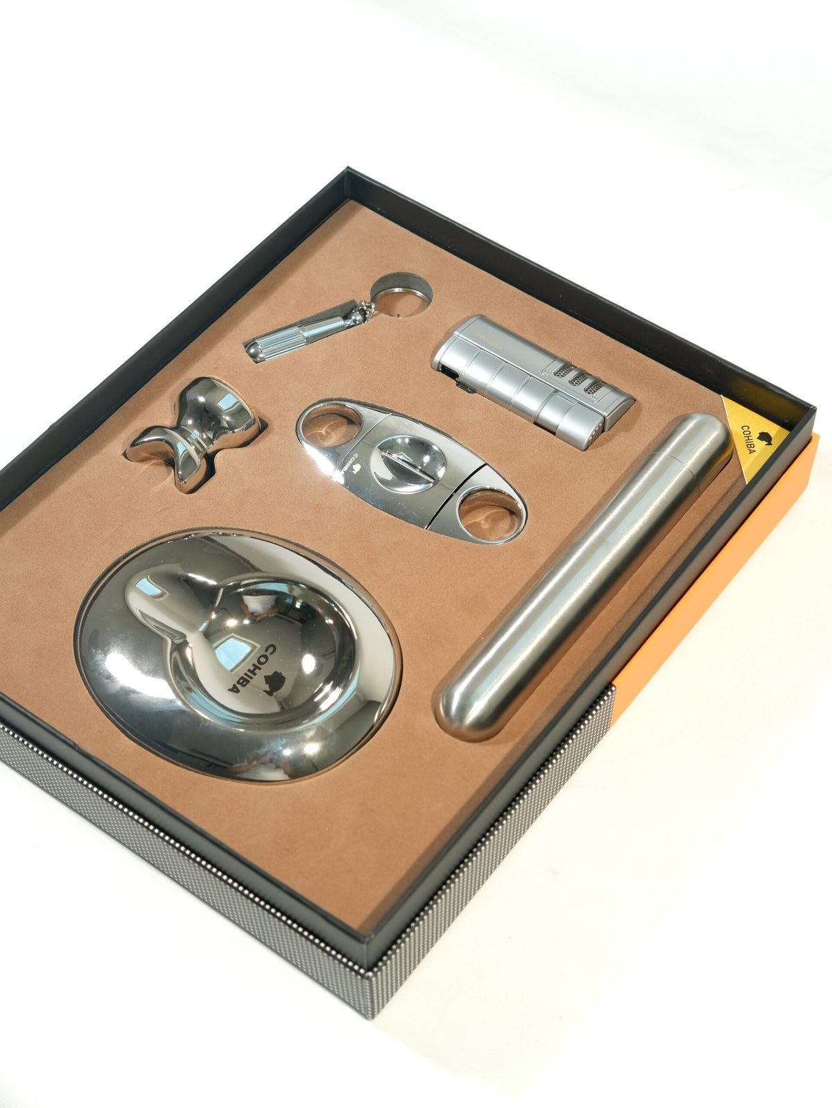 Cohiba Altılı Gümüş Puro Seti CST0317 – farklı açıdan görünüm