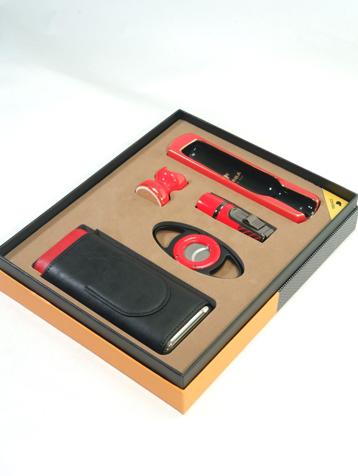 Cohiba Beşli Kırmızı Puro Seti CST0314 – farklı açıdan görünüm