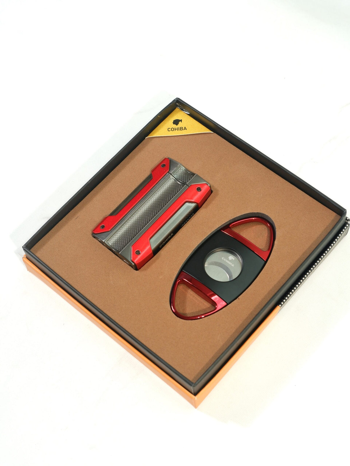 Cohiba İkili Kırmızı Puro Seti CST0327 – farklı açıdan görünüm