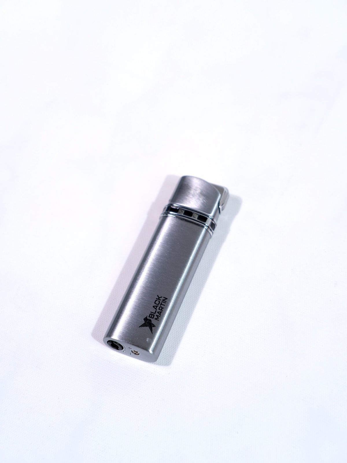 Black Martin Tek Torch Çakmak Gümüş BM168 – farklı açıdan görünüm