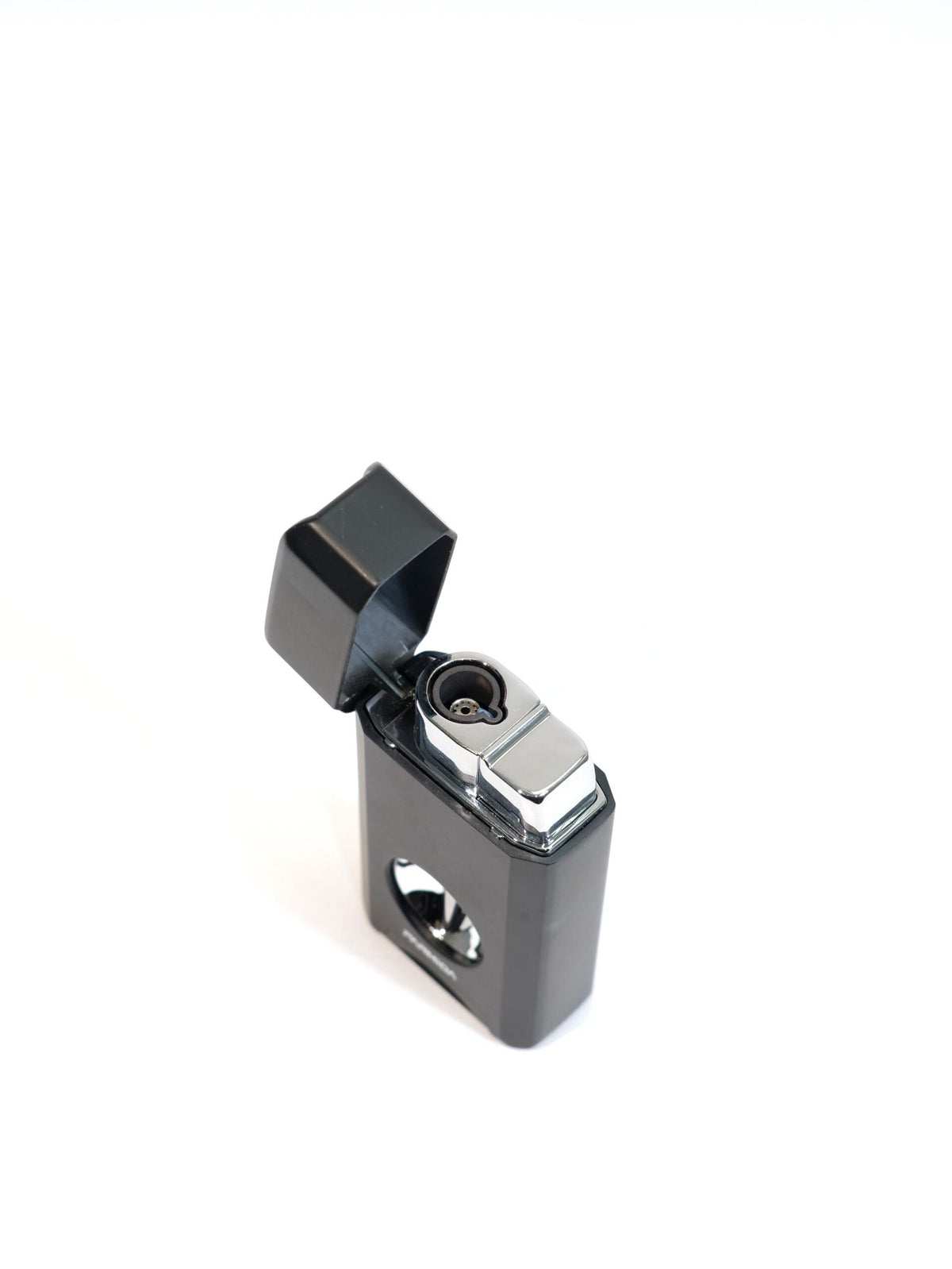 Parmida Siyah Tek Torch V Cut Puro Çakmak PCM0980 – detay görünümü