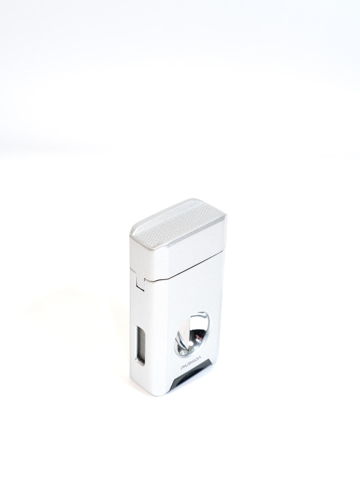 Parmida Gümüş Tek Torch V Cut Puro Çakmak PCM0978 – yan görünüm