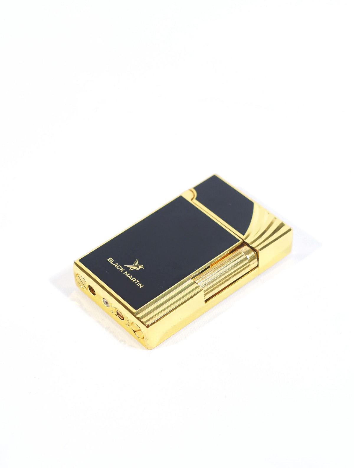 Black Martin Soft Flame Çakmak Siyah-Gold BM442 – farklı açıdan görünüm