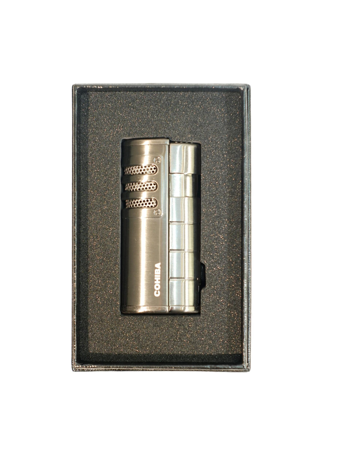Cohiba Gunmetal Üç Torch Puro Çakmak CCM0827 – detay görünümü