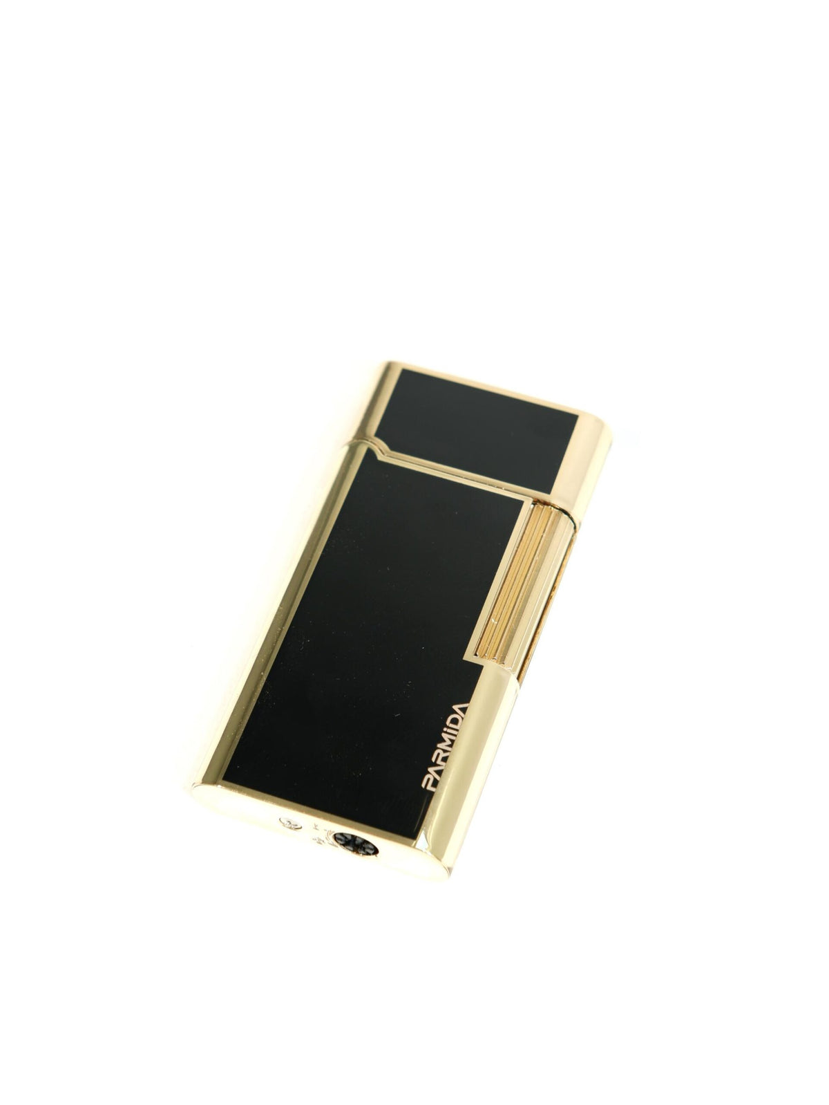 Parmida Siyah-Gold Soft Alev Puro Çakmak PCM0960 – detay görünümü