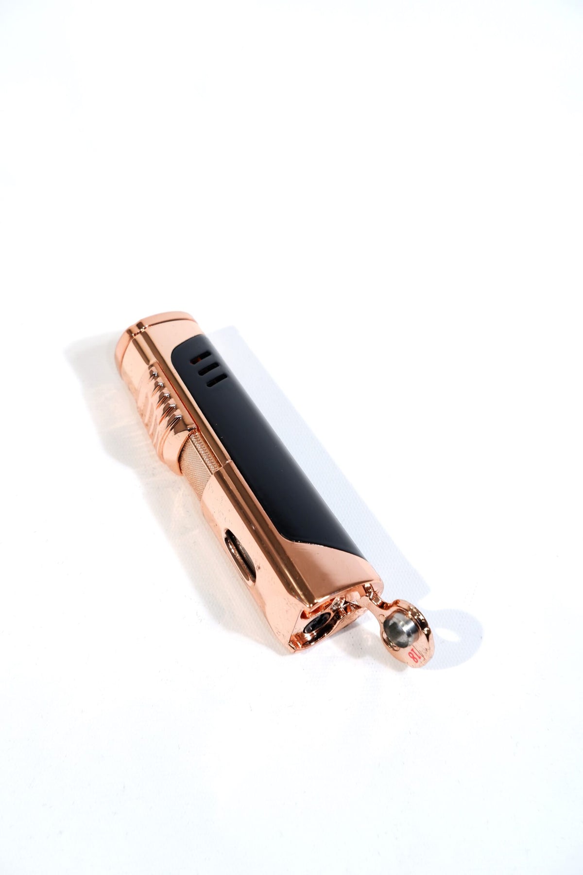 Parmida Siyah-Rose Gold 3 Torch Delicili Puro Çakmak PCM0916 – genel görünüm