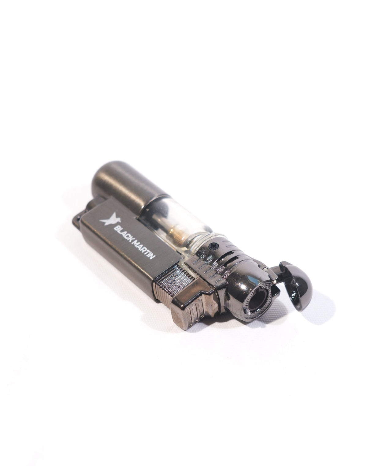 Black Martin Tek Torch Çakmak Antrasit BM453 – detay görünümü