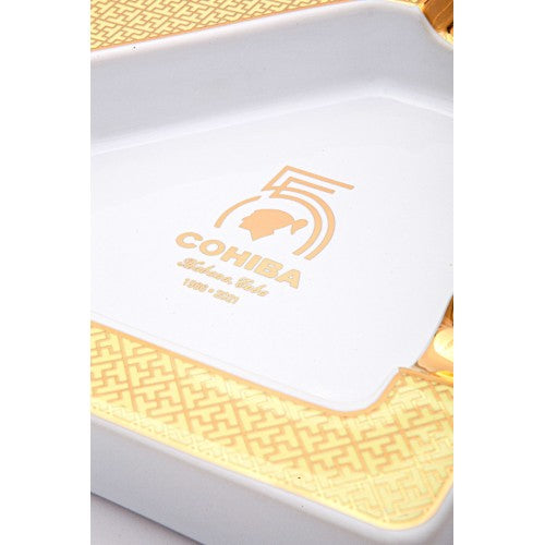 Cohiba 55. Yıl Gold-Beyaz Üçlü Puro Küllüğü CKL0103 – detay görünümü