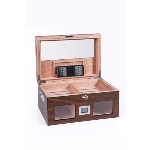 Parmida Mat Ahşap Raflı Sedir Ağacı Nemlendirici Humidor PHUM0153 – detay görünümü