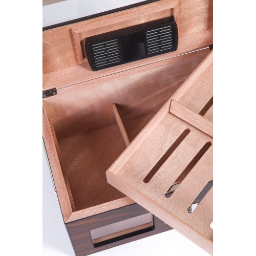 Parmida Mat Ahşap Raflı Sedir Ağacı Nemlendirici Humidor PHUM0153 – yakından görünüm