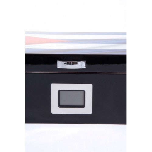 Parmida Küba Bayraklı Sedir Ağacı Nemlendirici Humidor PHUM0161 – detay görünümü