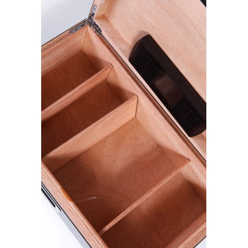 Parmida Küba Bayraklı Sedir Ağacı Nemlendirici Humidor PHUM0161 – yakından görünüm