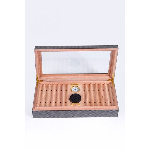 Parmida Humidor Puro Saklama Kutusu Sedir Humidor Nem Kontrollü Şık Tasarım PHUM0150 – genel görünüm
