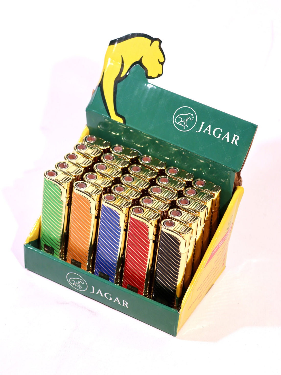 Jagar 25'li Paket Çakmak 5 Renk Çakmak JCM014