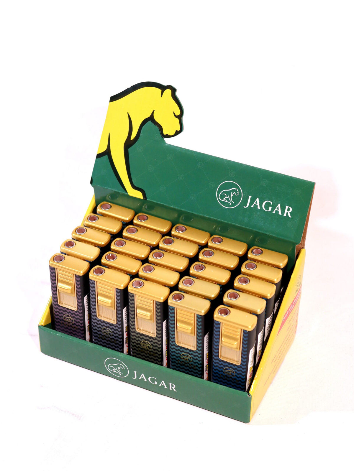 Jagar 25'li Paket Çakmak 5 Renk Çakmak JCM008 – farklı açıdan görünüm