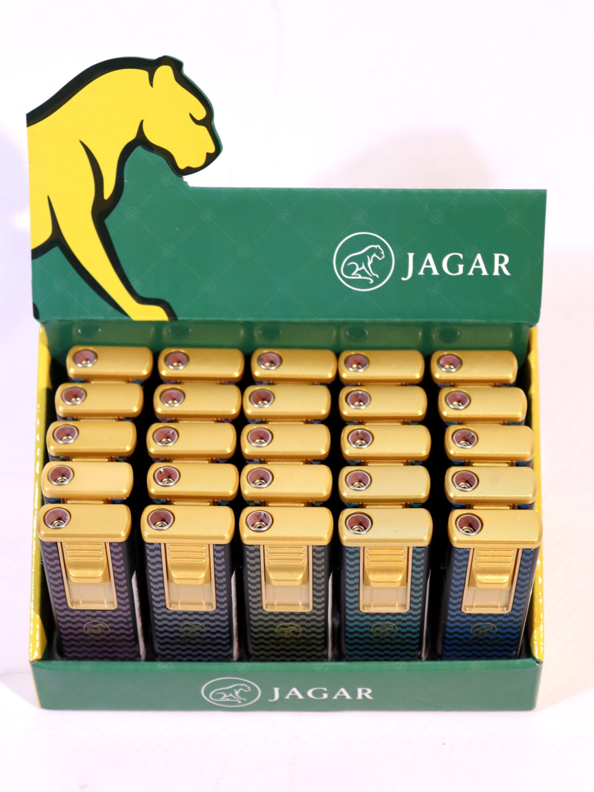 Jagar 25'li Paket Çakmak 5 Renk Çakmak JCM008 – detay görünümü