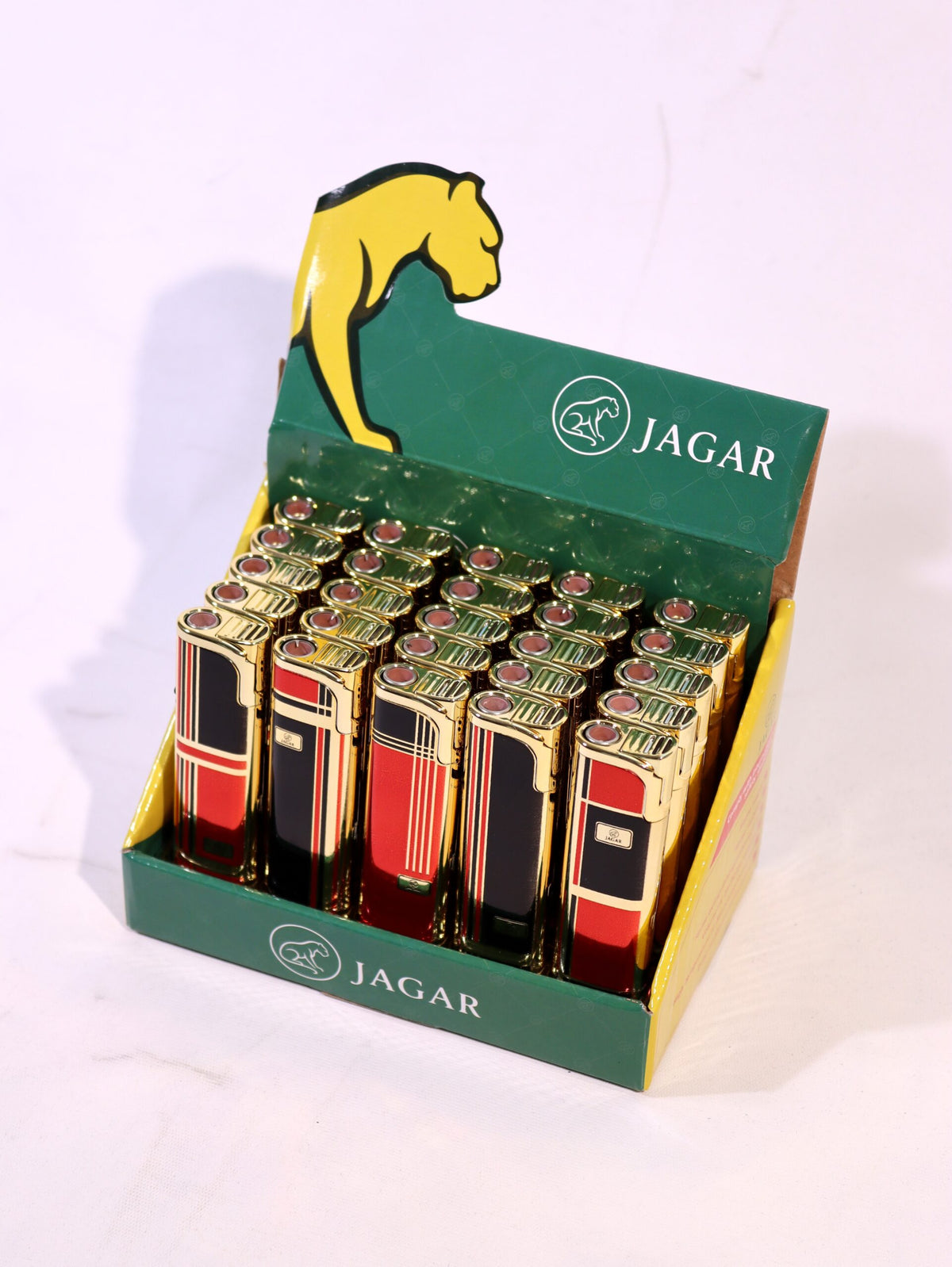 Jagar 25'li Paket Çakmak 5 Renk Çakmak JCM011 – farklı açıdan görünüm