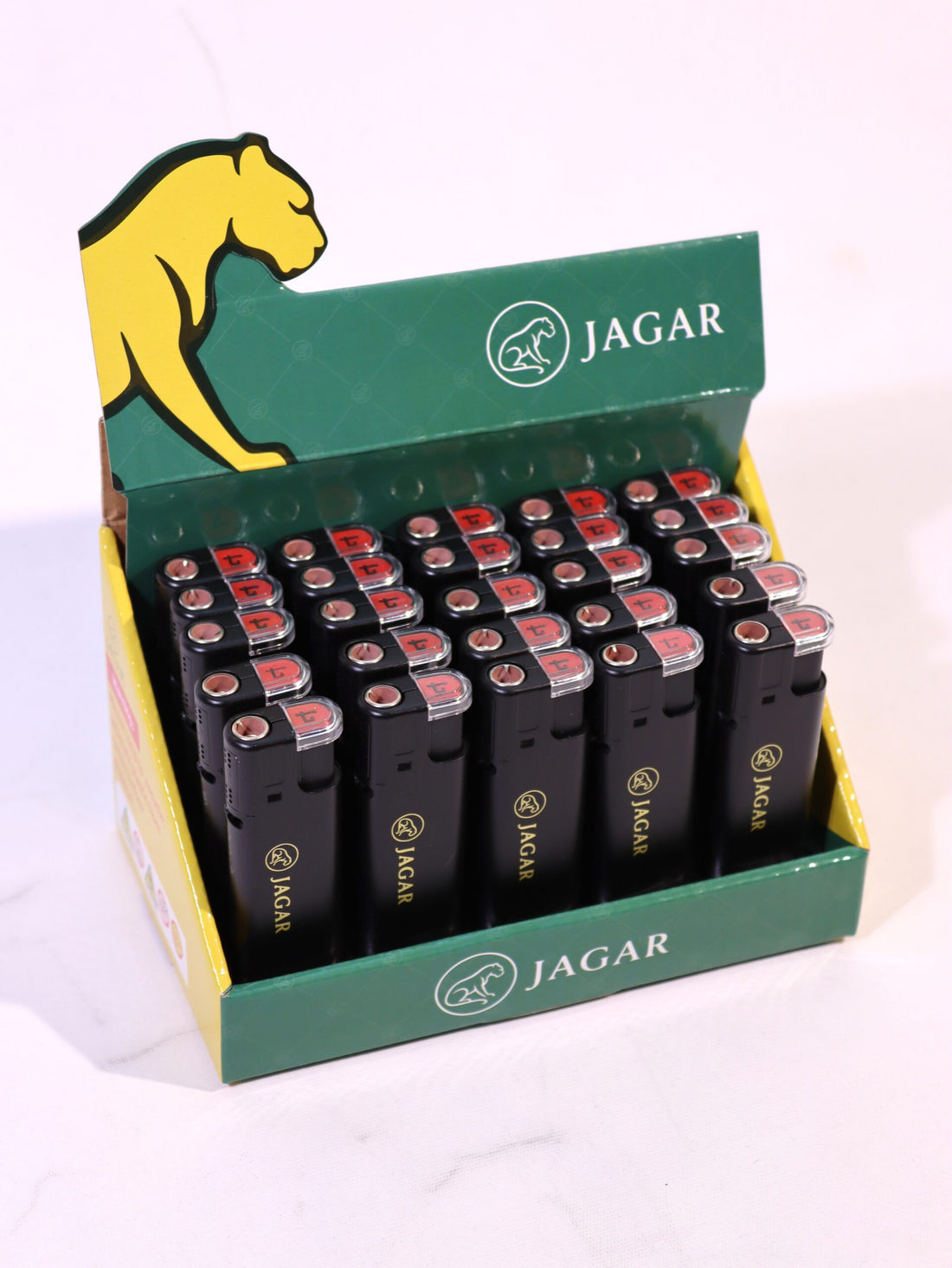 Jagar 25'li Paket Çakmak Tek Renk Çakmak JCM005