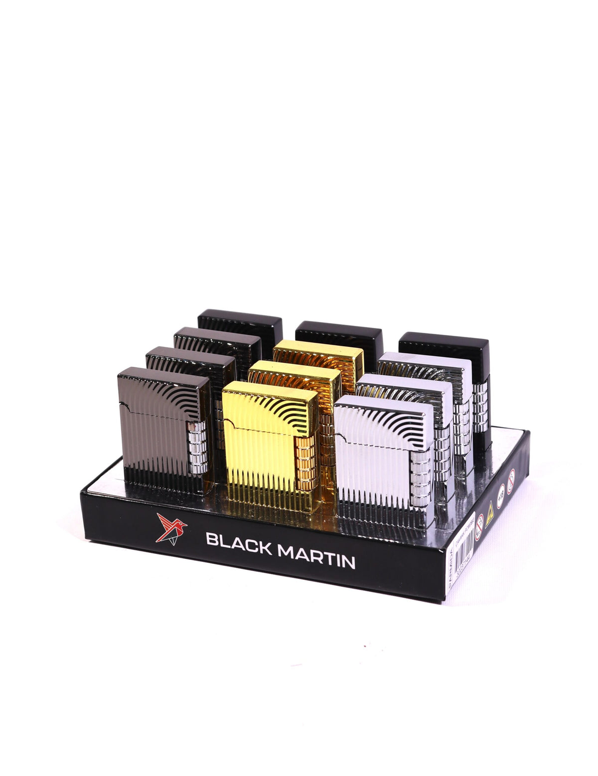 Black Martin Soft Flame Çakmak Antrasit BM0441 – yakından görünüm
