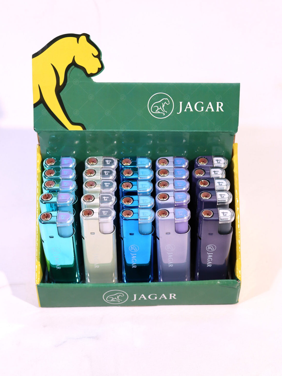 Jagar 25'li Paket Çakmak 5 Renk Çakmak JCM004