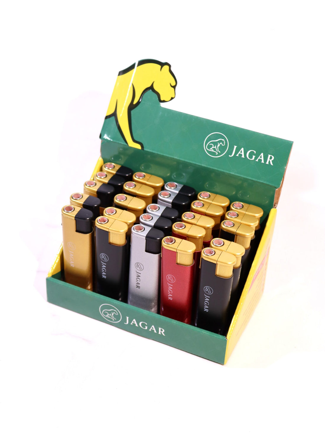 Jagar 25'li Paket Çakmak 5 Renk Çakmak JCM015