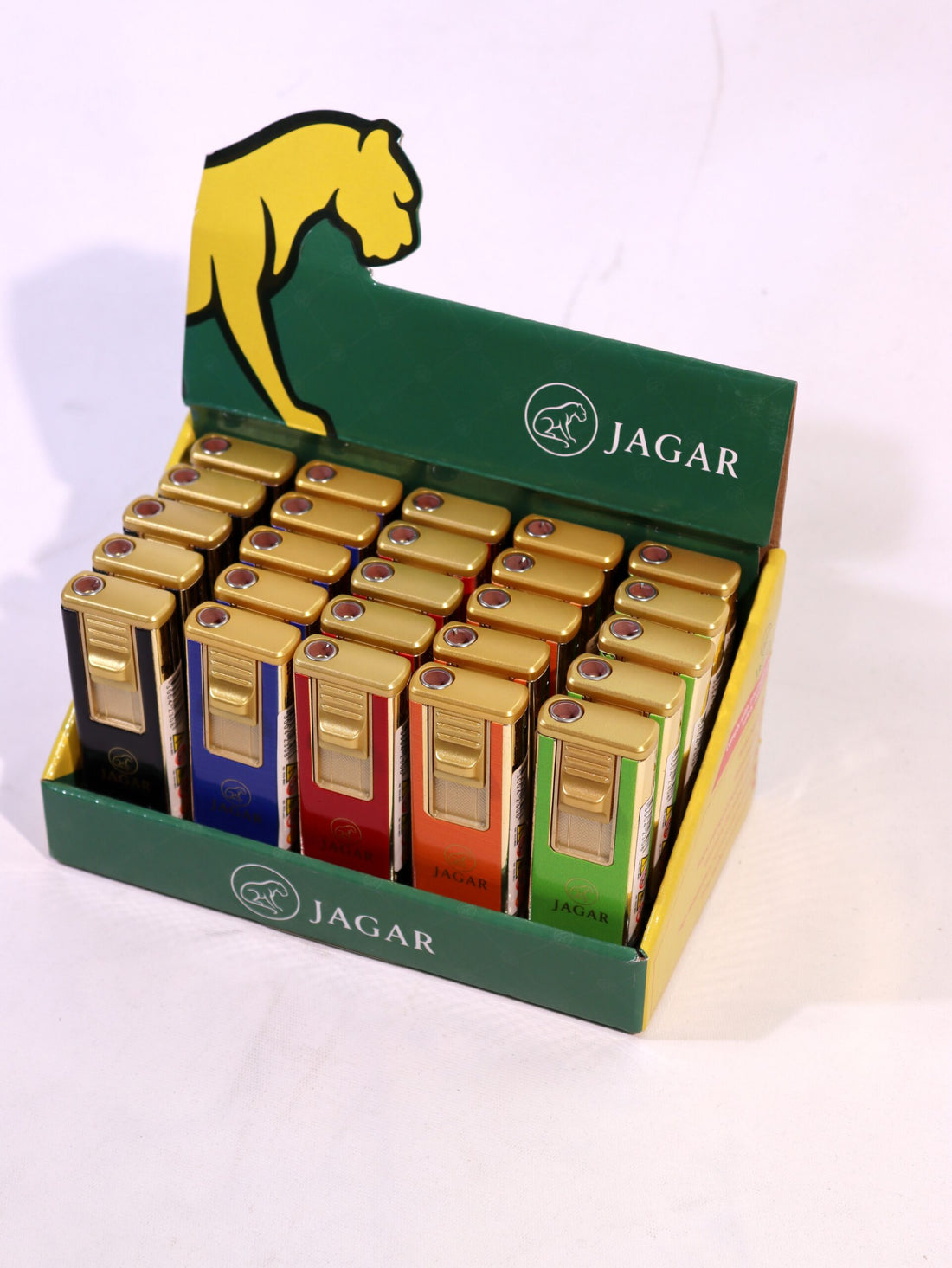 Jagar 25'li Paket Çakmak 5 Renk Çakmak JCM009