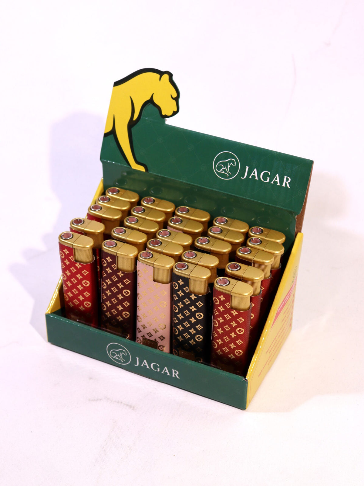 Jagar 25'li Paket Çakmak 5 Renk Çakmak JCM018 – farklı açıdan görünüm