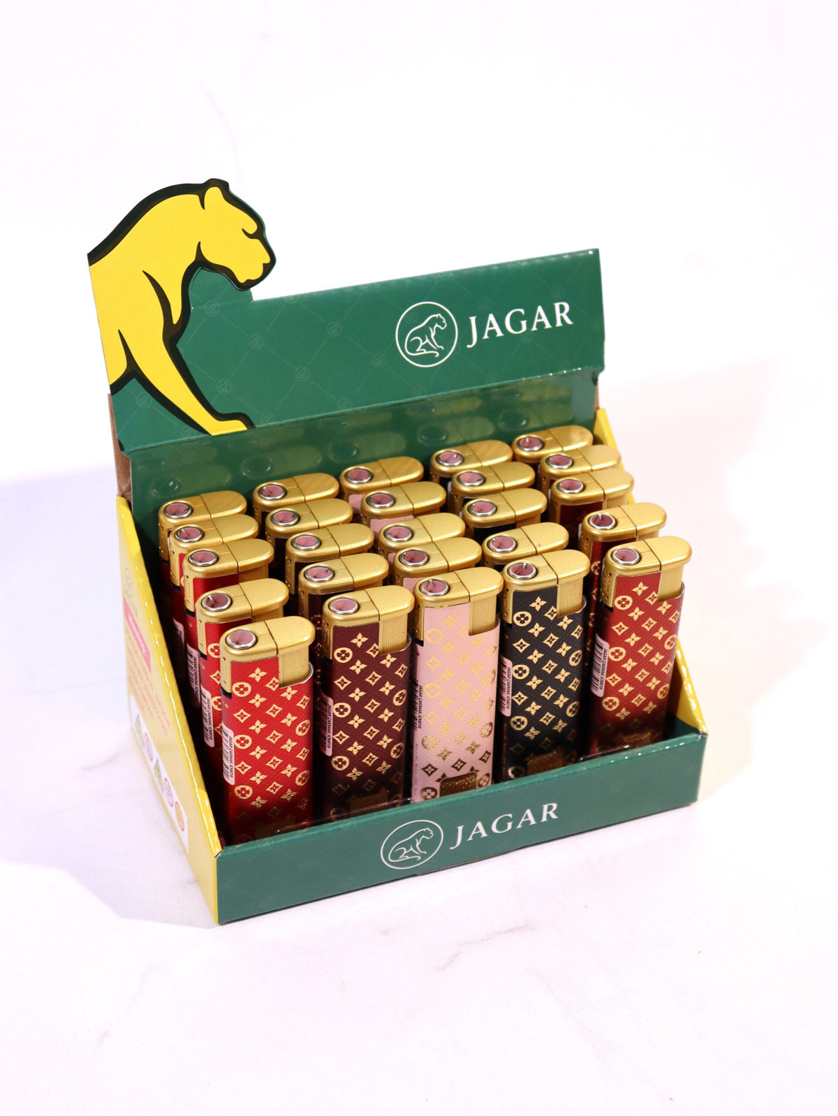 Jagar 25'li Paket Çakmak 5 Renk Çakmak JCM018 – detay görünümü