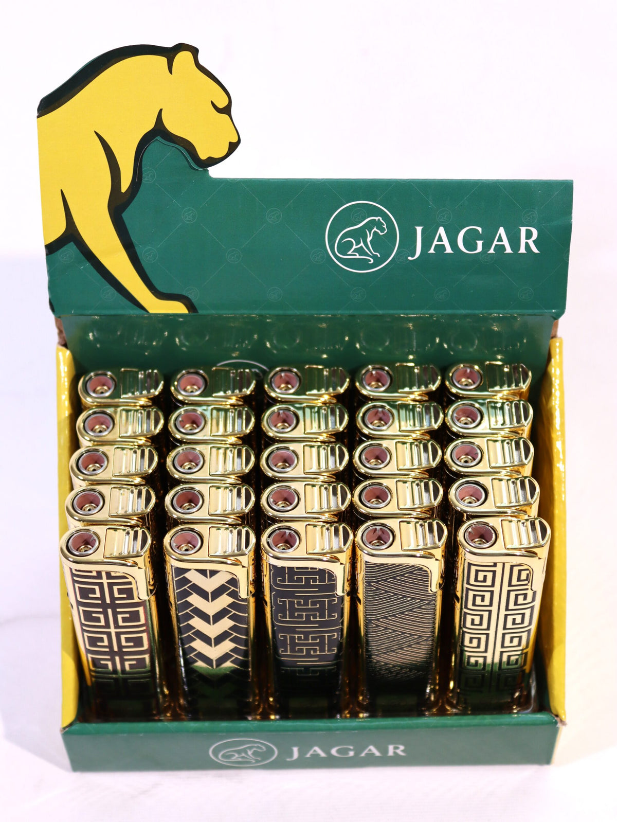 Jagar 25'li Paket Çakmak 5 Renk Çakmak JCM013 – detay görünümü