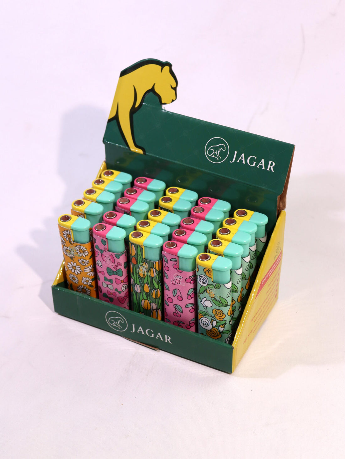 Jagar 25'li Paket Çakmak 5 Renk Çakmak JCM019