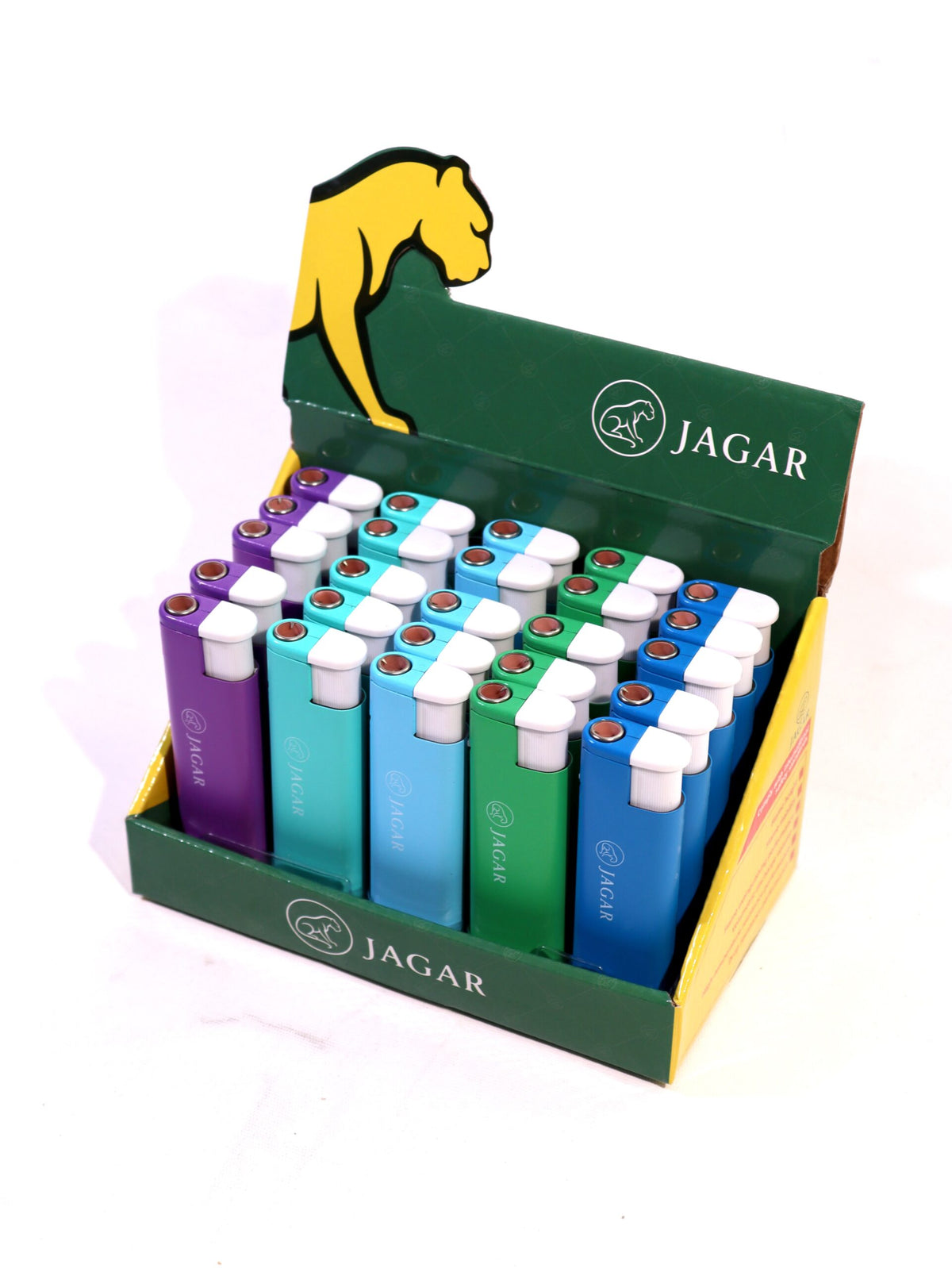 Jagar 25'li Paket Çakmak 5 Renk Çakmak JCM017 – farklı açıdan görünüm