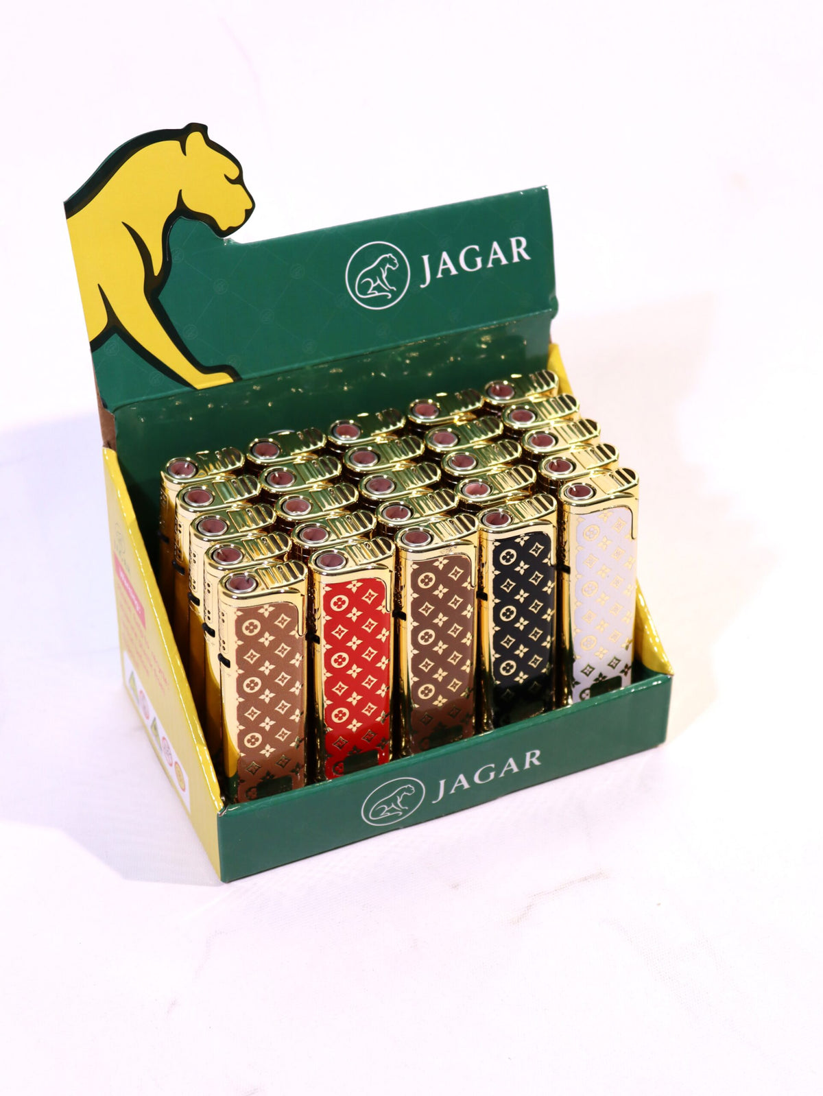 Jagar 25'li Paket Çakmak 5 Renk Çakmak JCM012 – detay görünümü