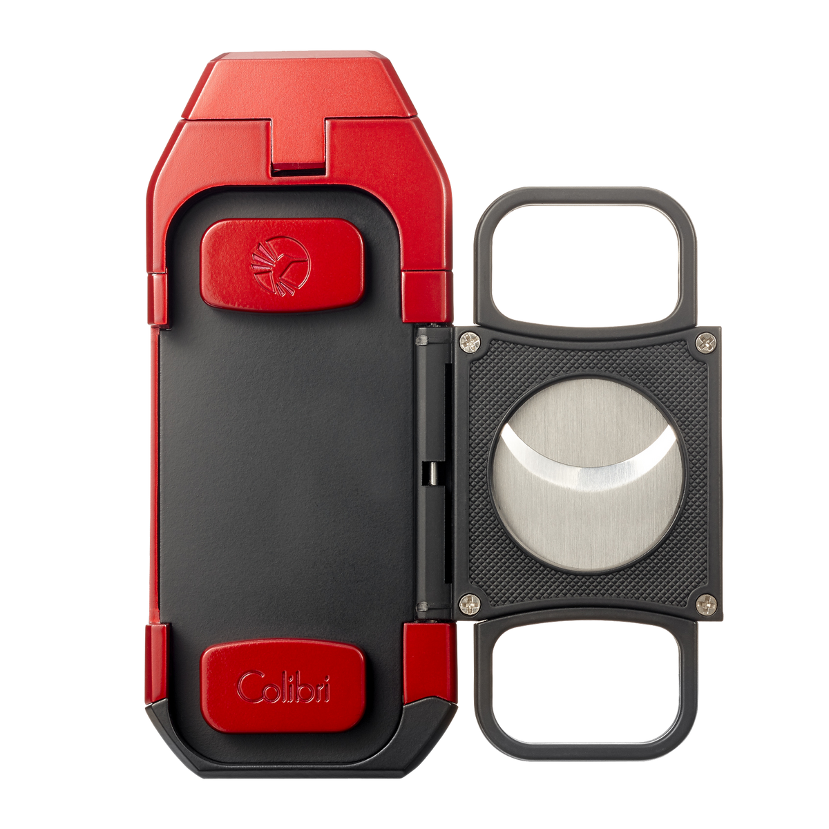 Colibri Boss III Jet Red Black 3 Torch Puro Çakmak LI950T3 – detay görünümü