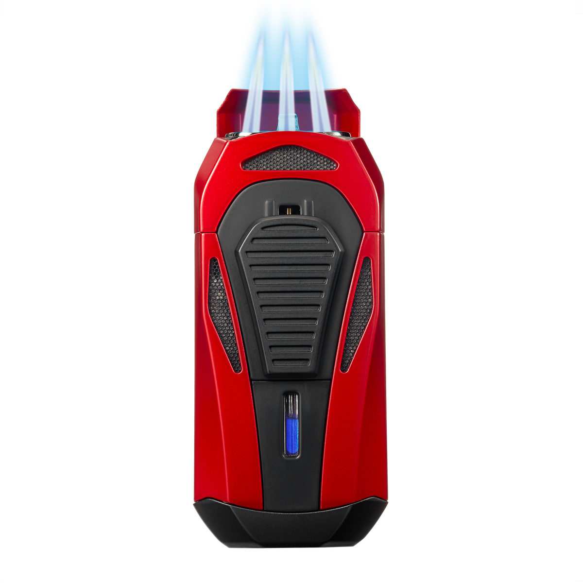 Colibri Boss III Jet Red Black 3 Torch Puro Çakmak LI950T3 – yakından görünüm
