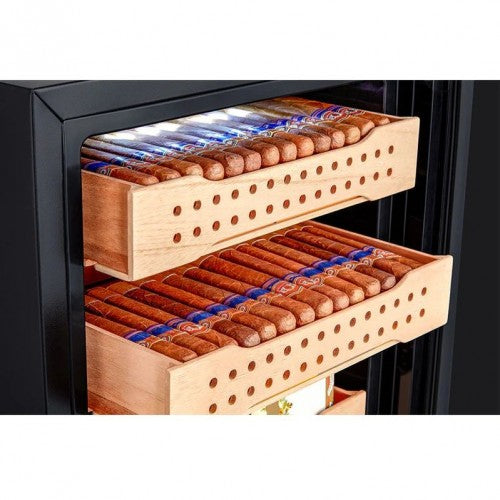 Afidano B1 Elektronik Nemlendirici & Soğutmalı Puro Dolabı & Humidor AEH004 – yakından görünüm