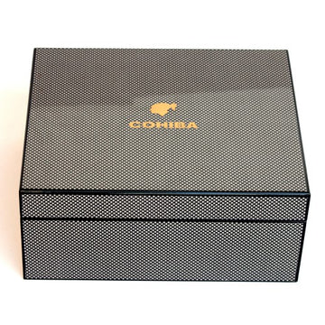 Cohiba Karbon İspanyol Sediri Puro Saklama Kutusu Humidor CHUM039
