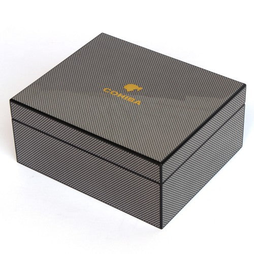 Cohiba Karbon İspanyol Sediri Puro Saklama Kutusu Humidor CHUM039 – detay görünümü