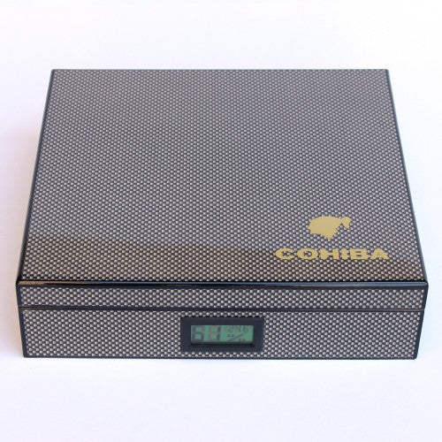 Cohiba Karbon İspanyol Sediri Puro Saklama Kutusu Humidor CHUM041