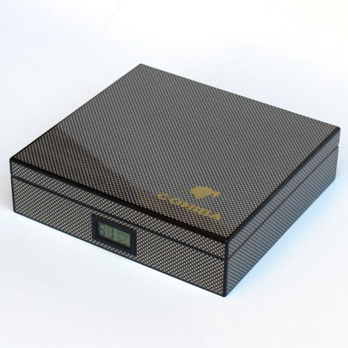 Cohiba Karbon İspanyol Sediri Puro Saklama Kutusu Humidor CHUM041 – detay görünümü