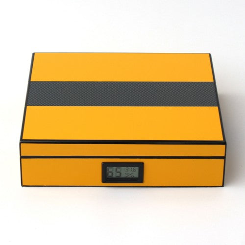 Parmida Sarı Nem Kontrollü Humidor PHUM0131 – farklı açıdan görünüm