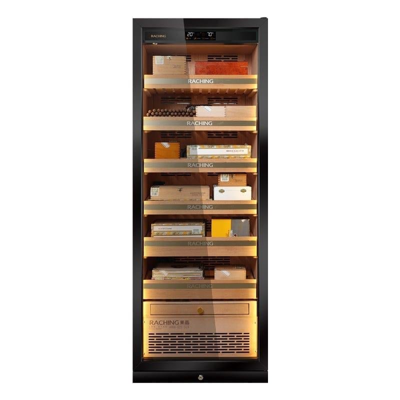 Raching Siyah Elektronik Humidor - Puro Dolabı MON2800A – farklı açıdan görünüm