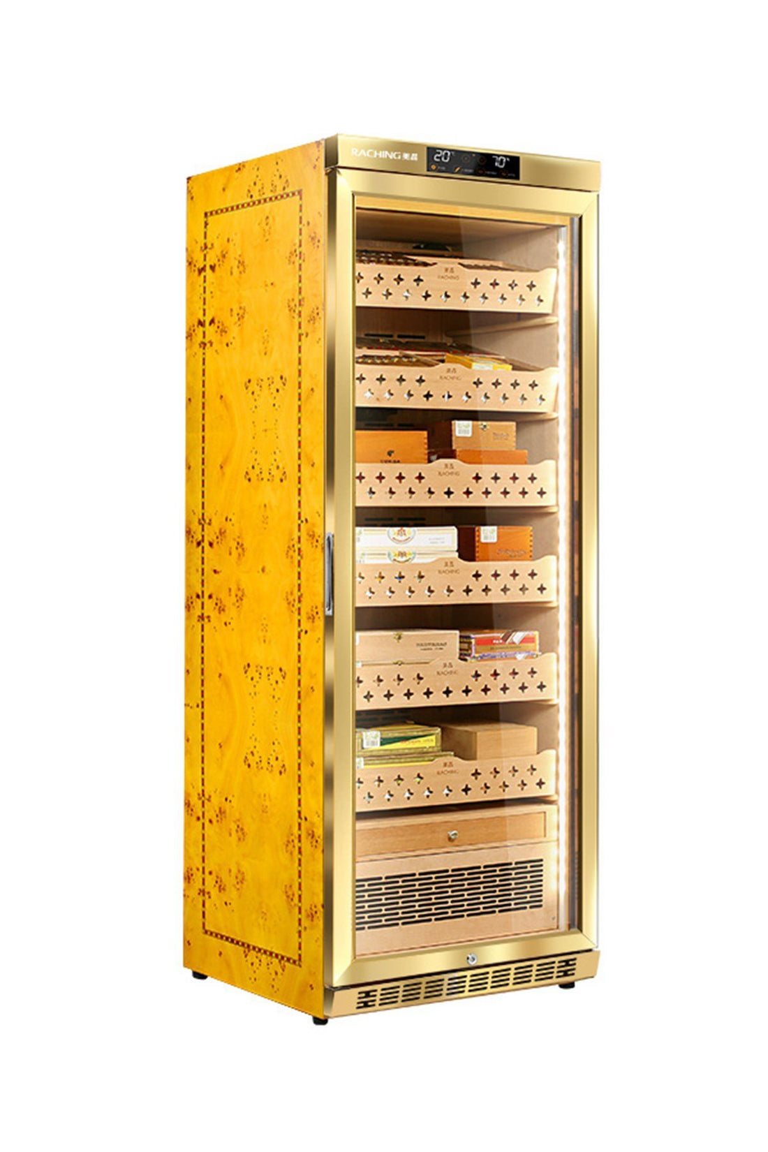 Raching Gold Elektronik Humidor - Puro Dolabı MON2800A