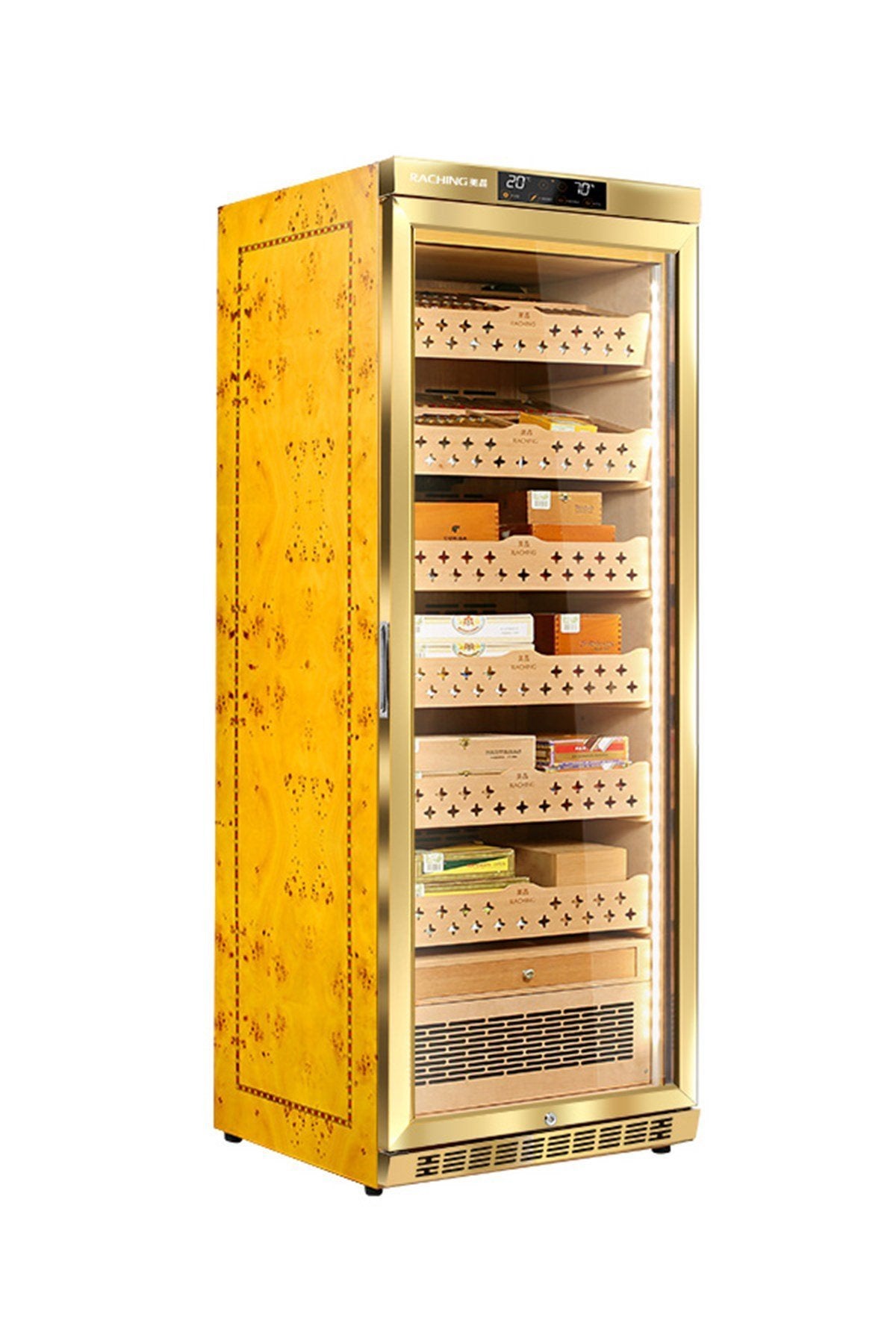 Raching Gold Elektronik Humidor - Puro Dolabı MON2800A