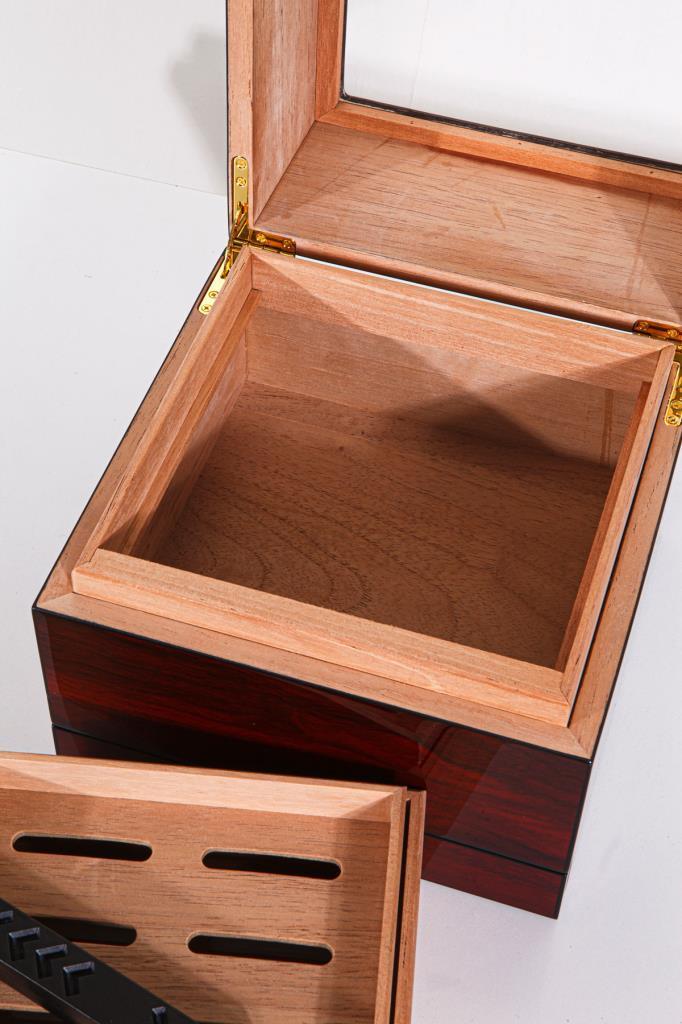Parmida Vişne Humidor Puro Saklama Kutusu Sedir PHUM0246 – genel görünüm