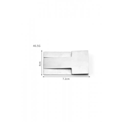 Parmida Gümüş Puro Tutucu Stand PPT016 – yan görünüm