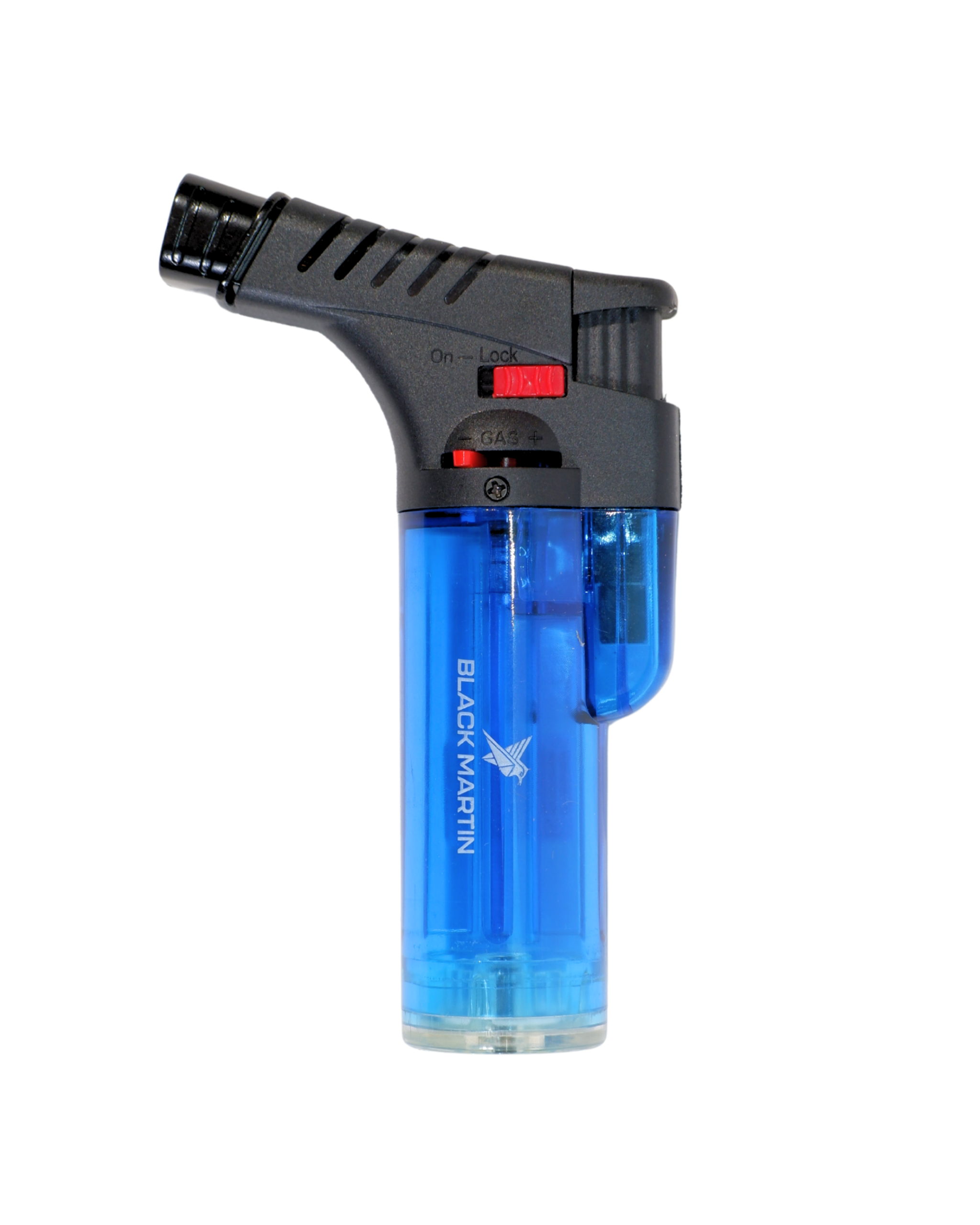 6 Black Martin Çift Torch Çakmak Mavi BM428 - Görsel 1