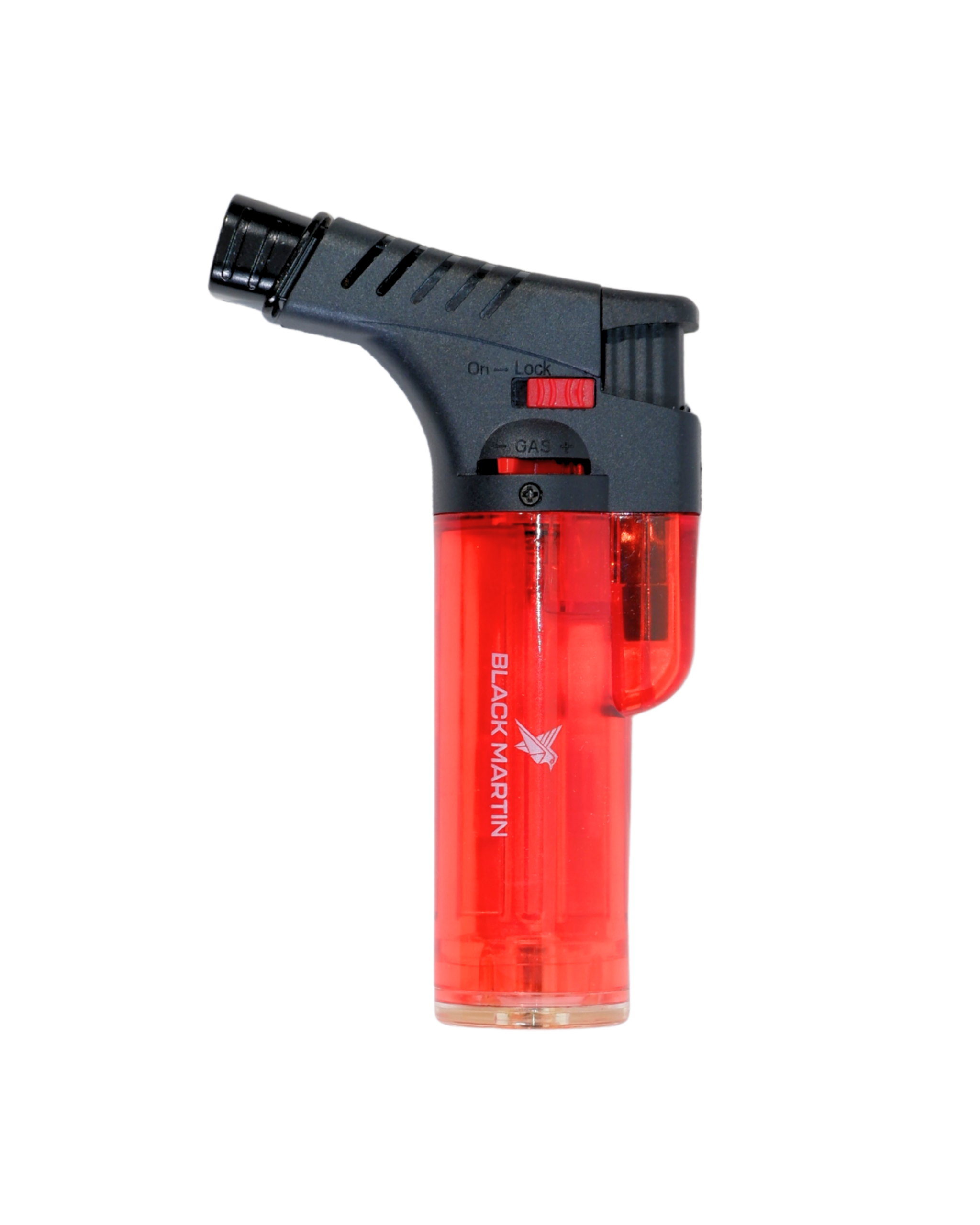 8 Black Martin Çift Torch Çakmak Kırmızı BM430 - Görsel 1