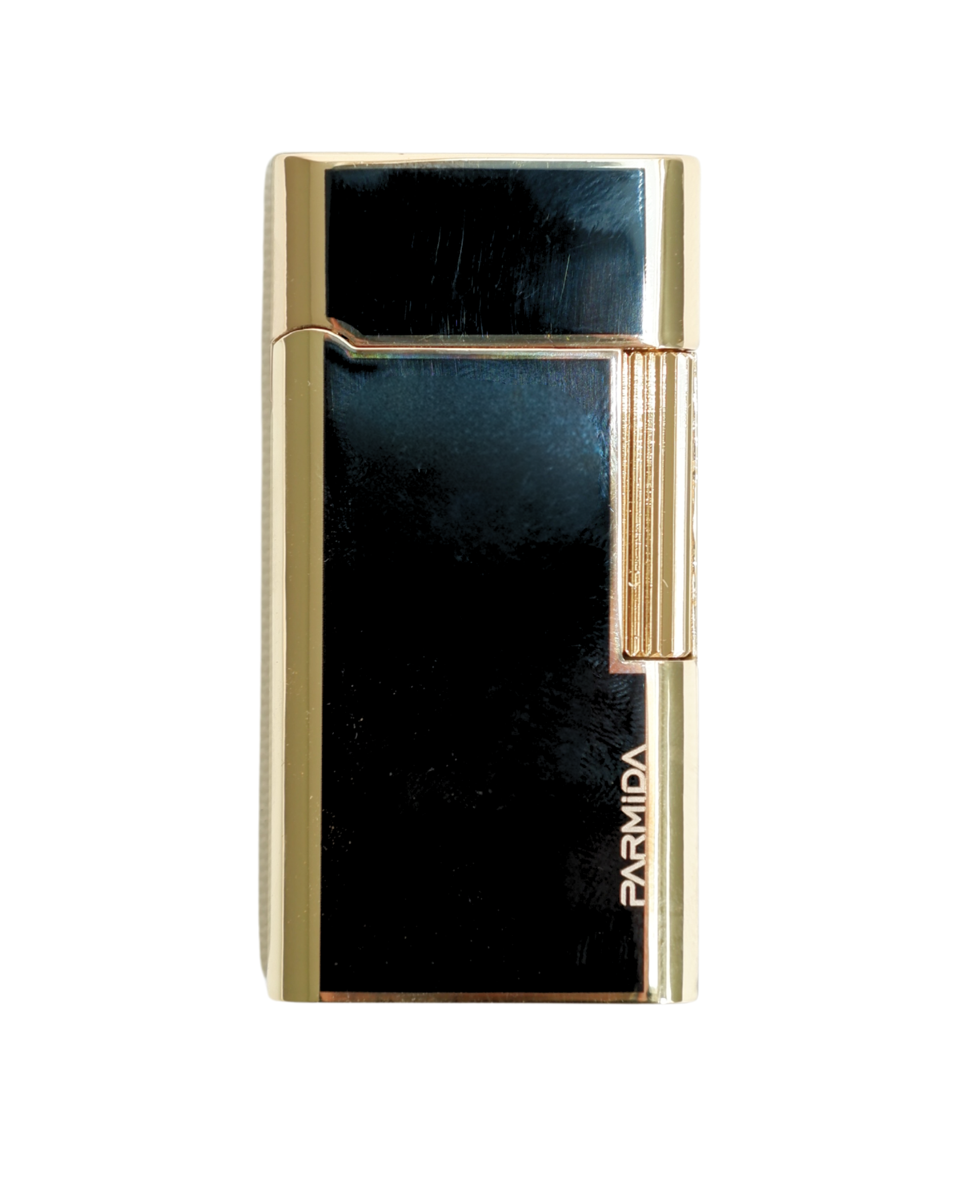 16 Parmida Siyah-Gold Soft Alev Puro Çakmak PCM0960 - Görsel 1